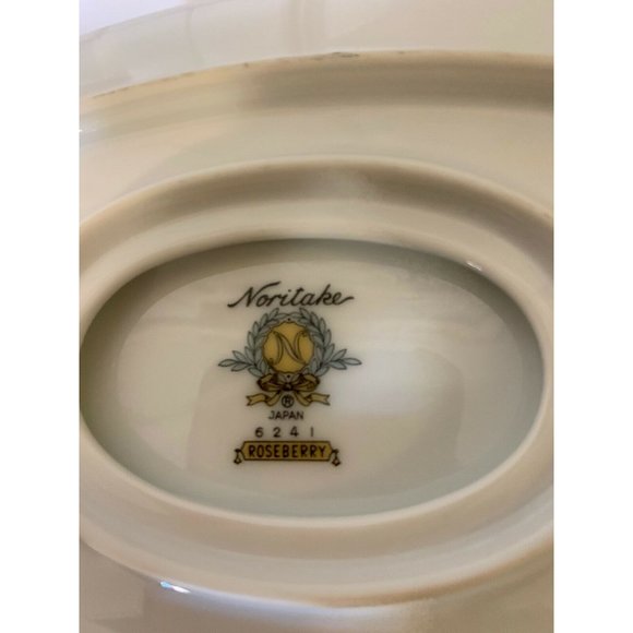 Noritake Roseberry Gravy Boat #6241 Japan - Picture 8 of 8